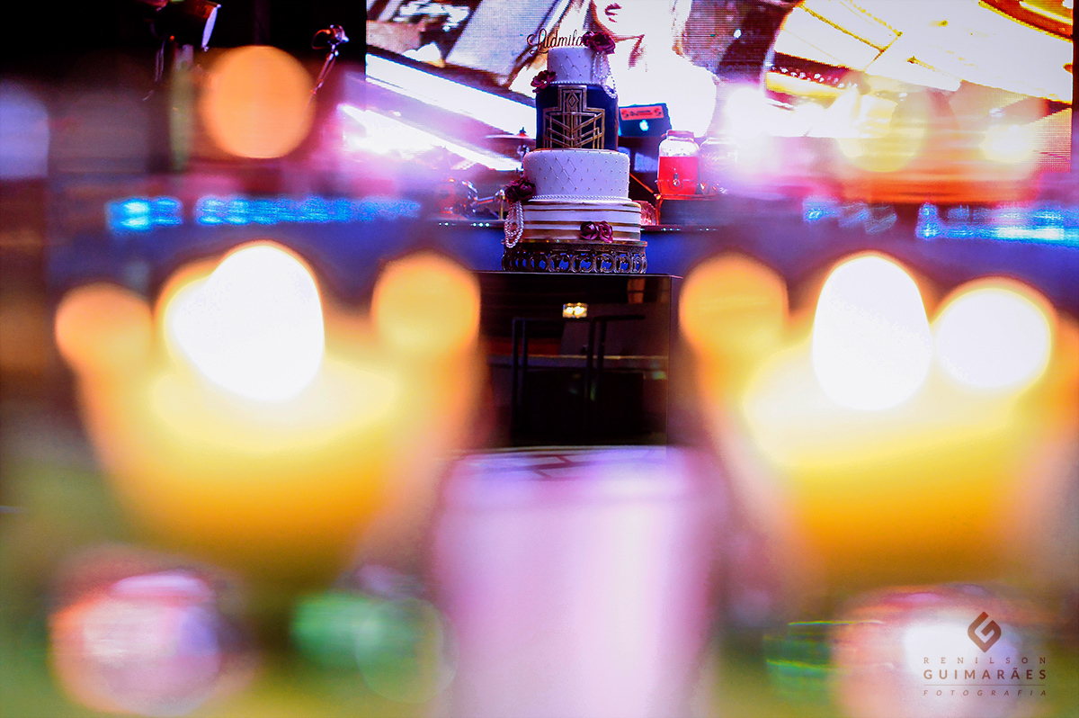 O bolo da aniversariante