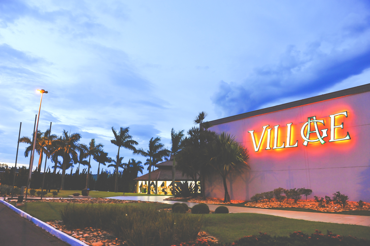 Fachada do local da festa