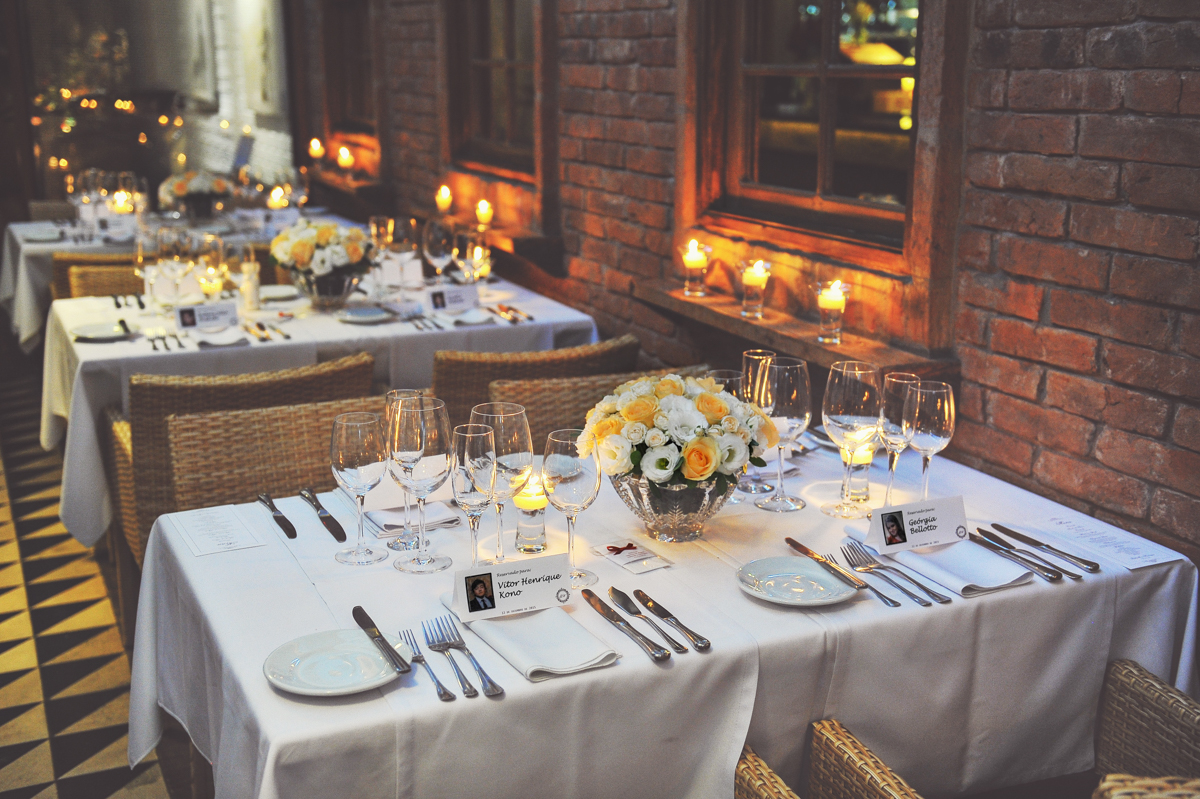 Decoração casamento - Restaurante Serafini