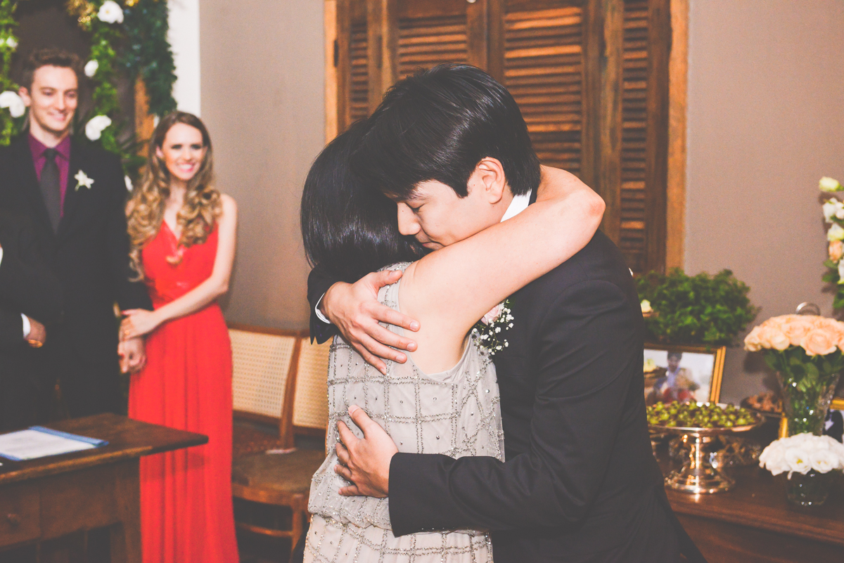 Abraço de mãe - casamento