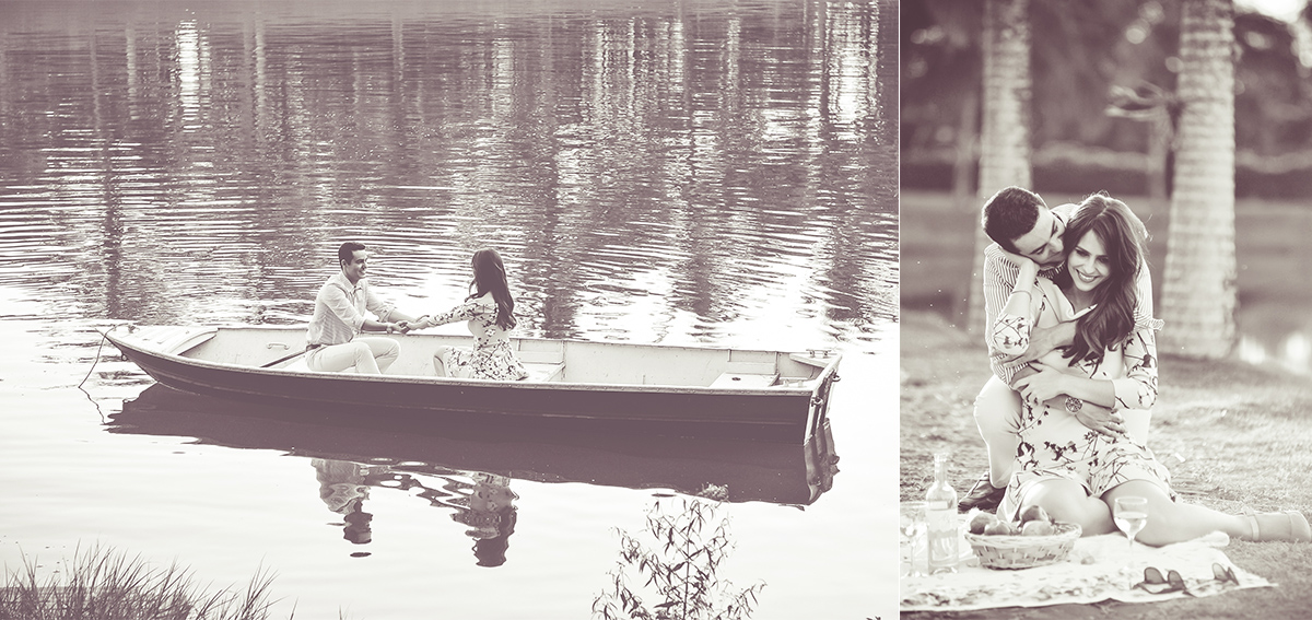 Casal apaixonado - portal do lago