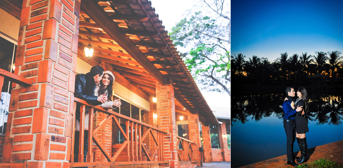 Casal apaixonado - portal do lago