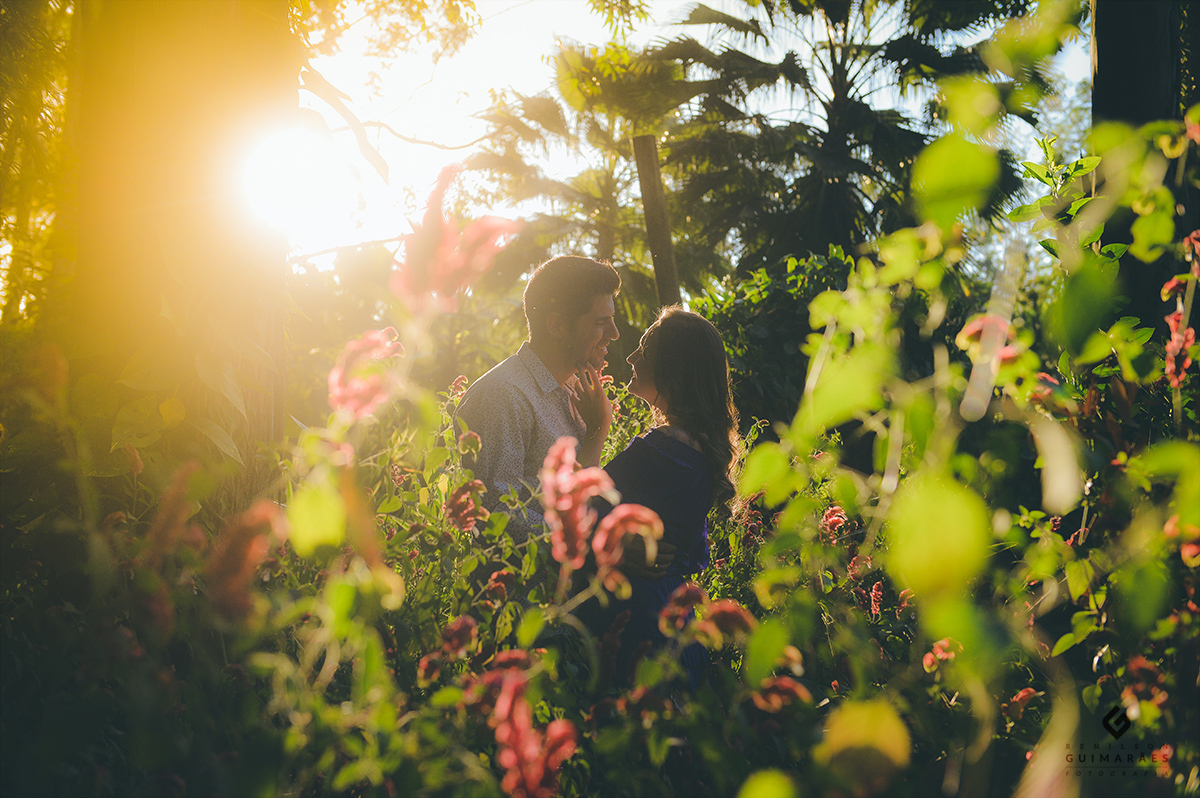 ensaio no por-do-sol