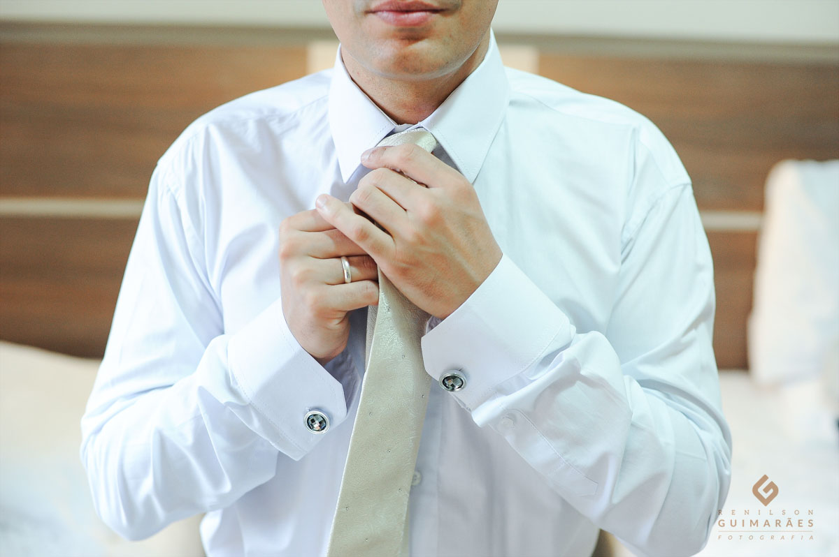 making of noivo - gravata