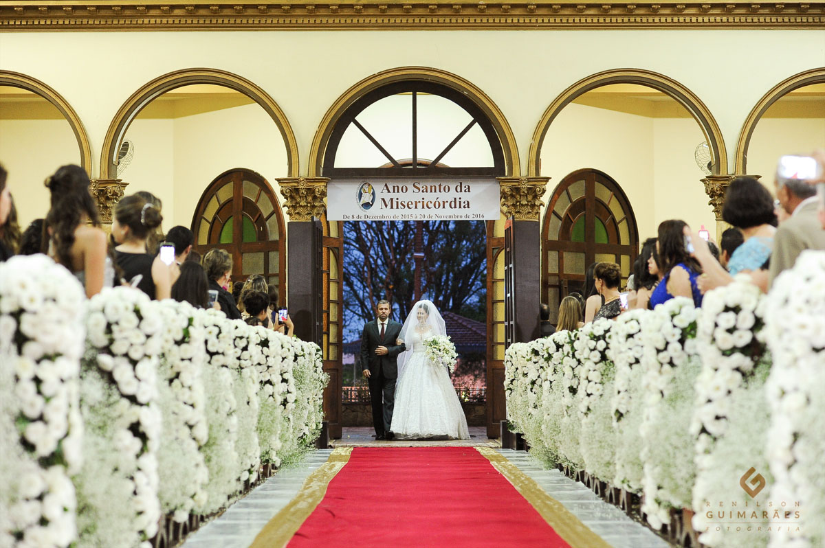 Noiva e seu pai - casamento