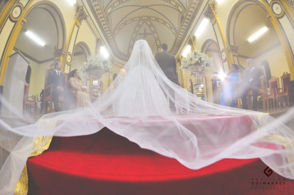 Casamento - Paloma e Netto - véu da noiva