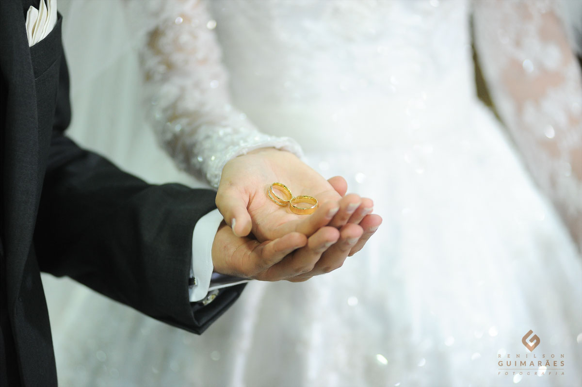 Casamento - Paloma e Netto - alianças