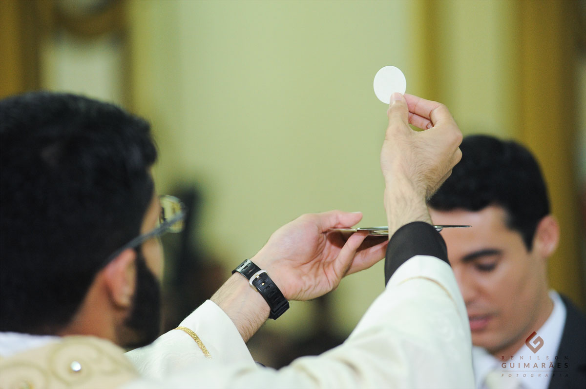 Casamento - Paloma e Netto - hóstia