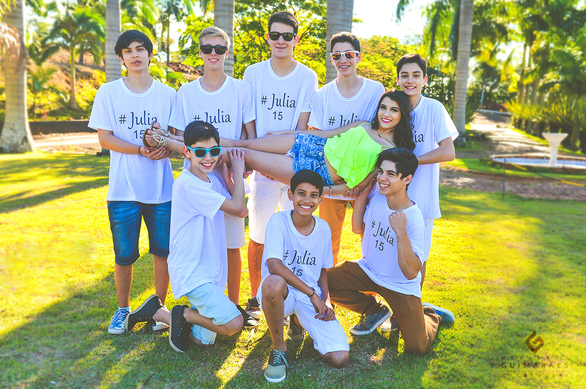 Ensaio 15 anos - amigos - Londrina - Pr