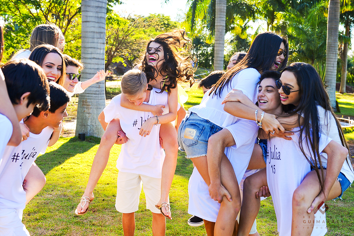 Ensaio 15 anos - amigos- diversão