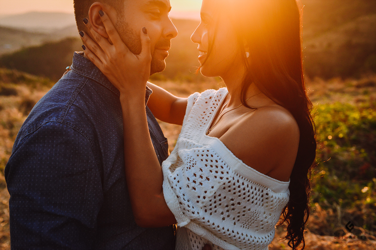 Foto com um contra-luz mágico