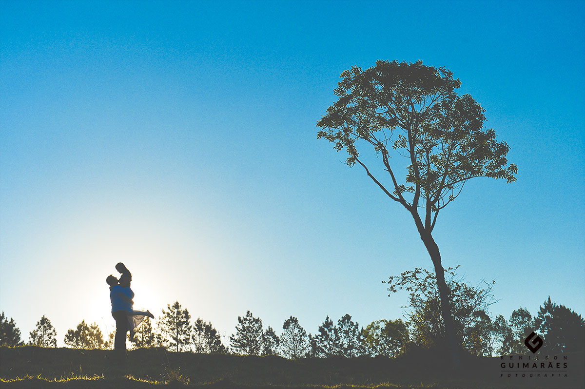 Pré-wedding - Carolina e Italo - silhueta