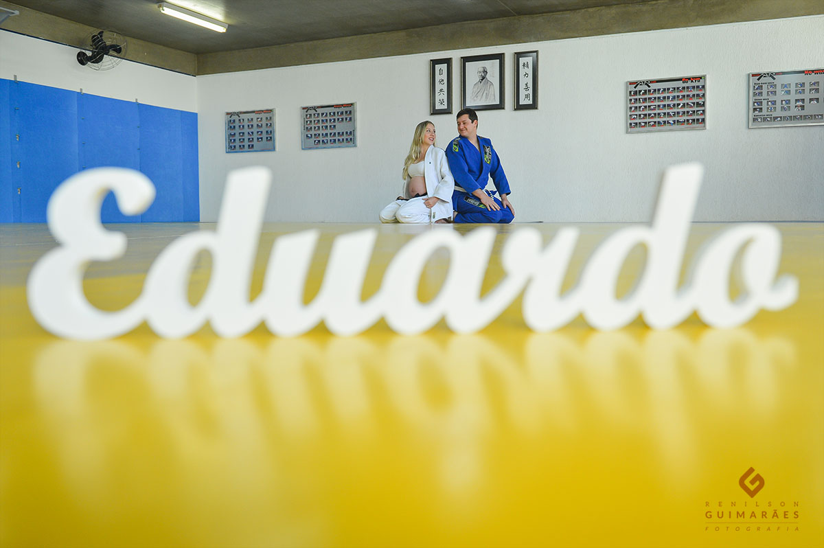 Ensaio gestante - academia-judô-juijitsu