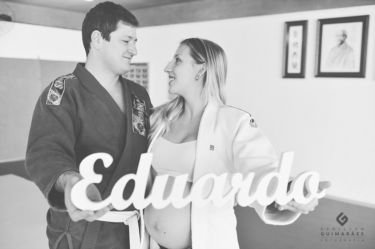 Ensaio gestante - academia-judô-juijitsu