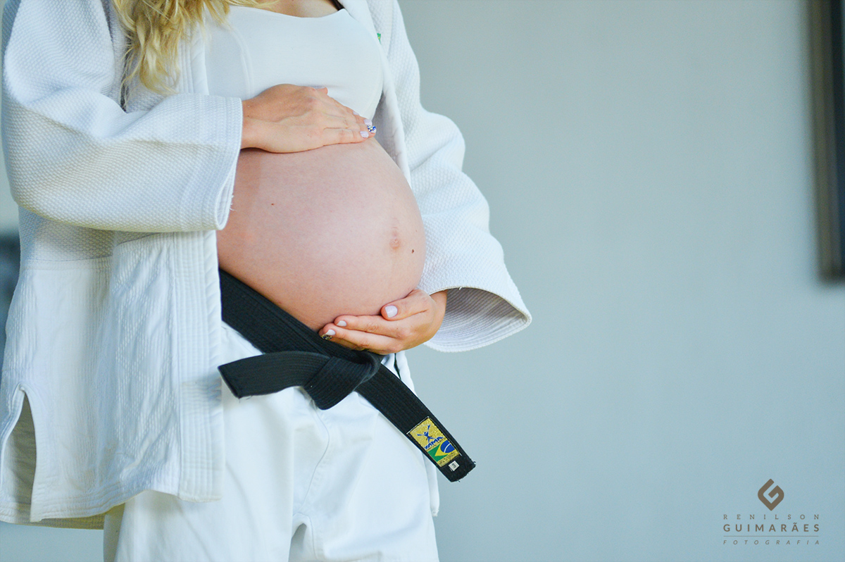 Ensaio gestante - academia-judô-juijitsu