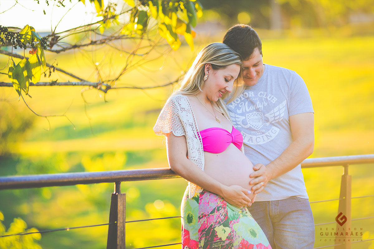 Ensaio gestante - ar livre - natureza