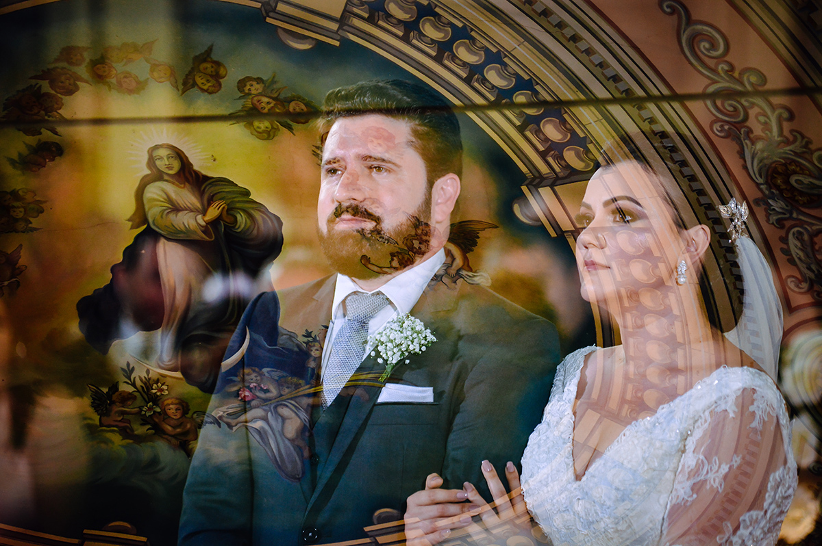 foto com dupla exposição