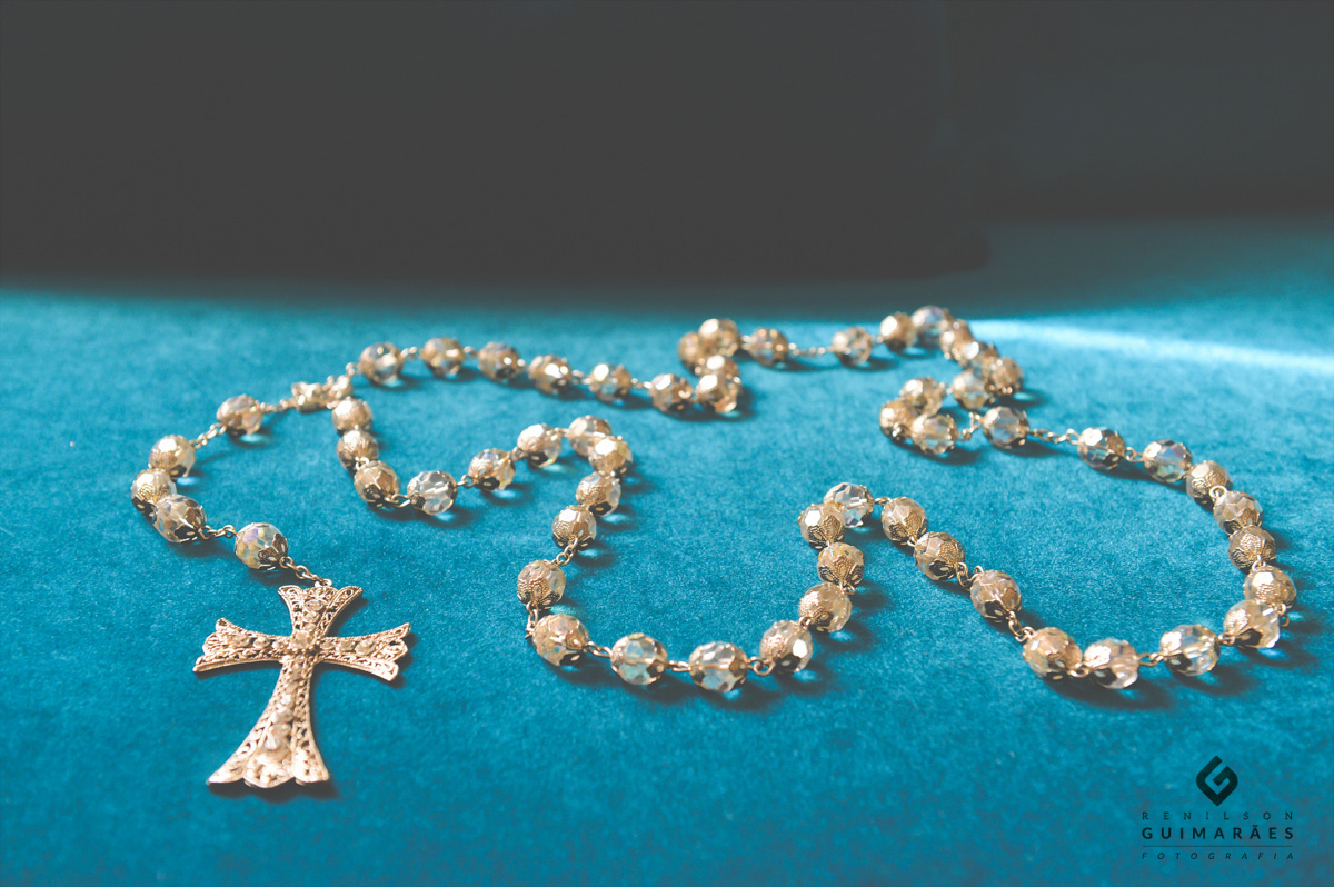 Casamento Karyn e Elvis - rosário da noiva