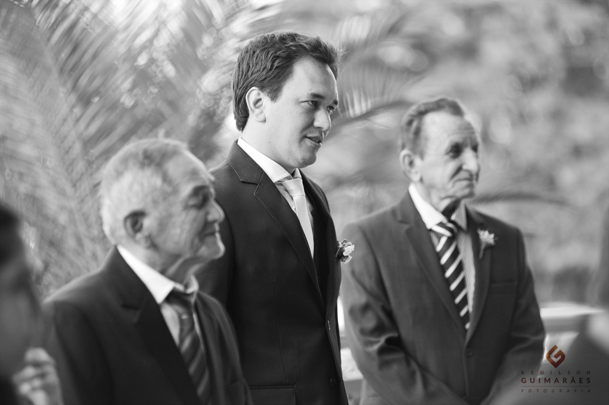 Casamento Karyn e Elvis - pai e filho antes do casament