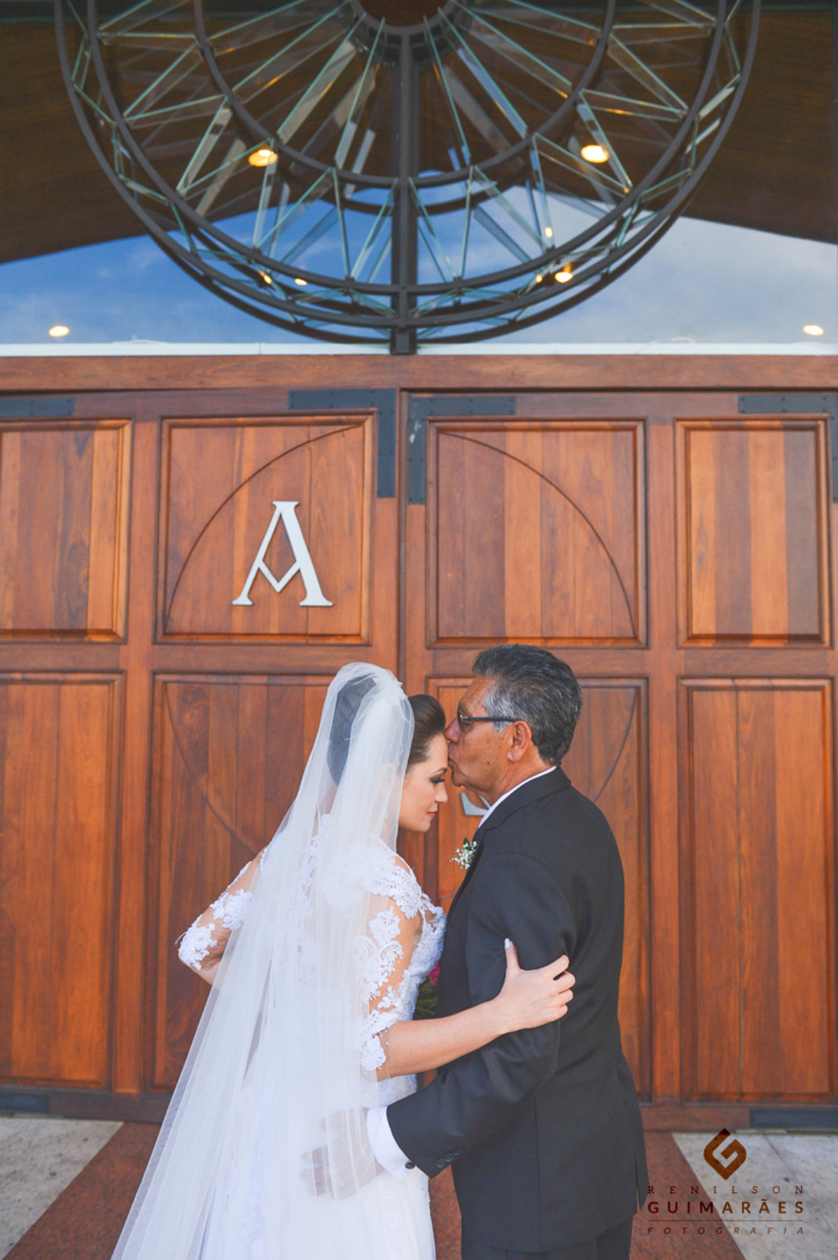 Casamento Karyn e Elvis - pai e noiva