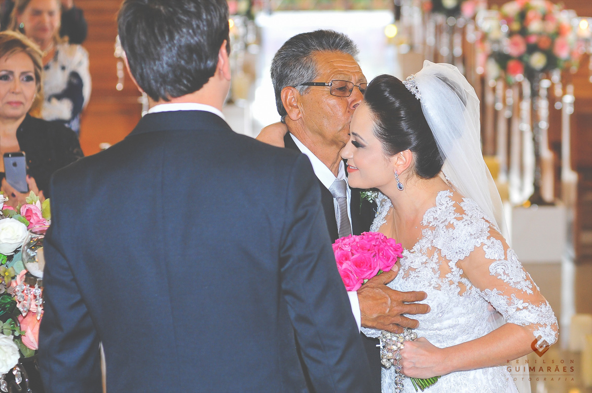 Casamento Karyn e Elvis - pai e noiva