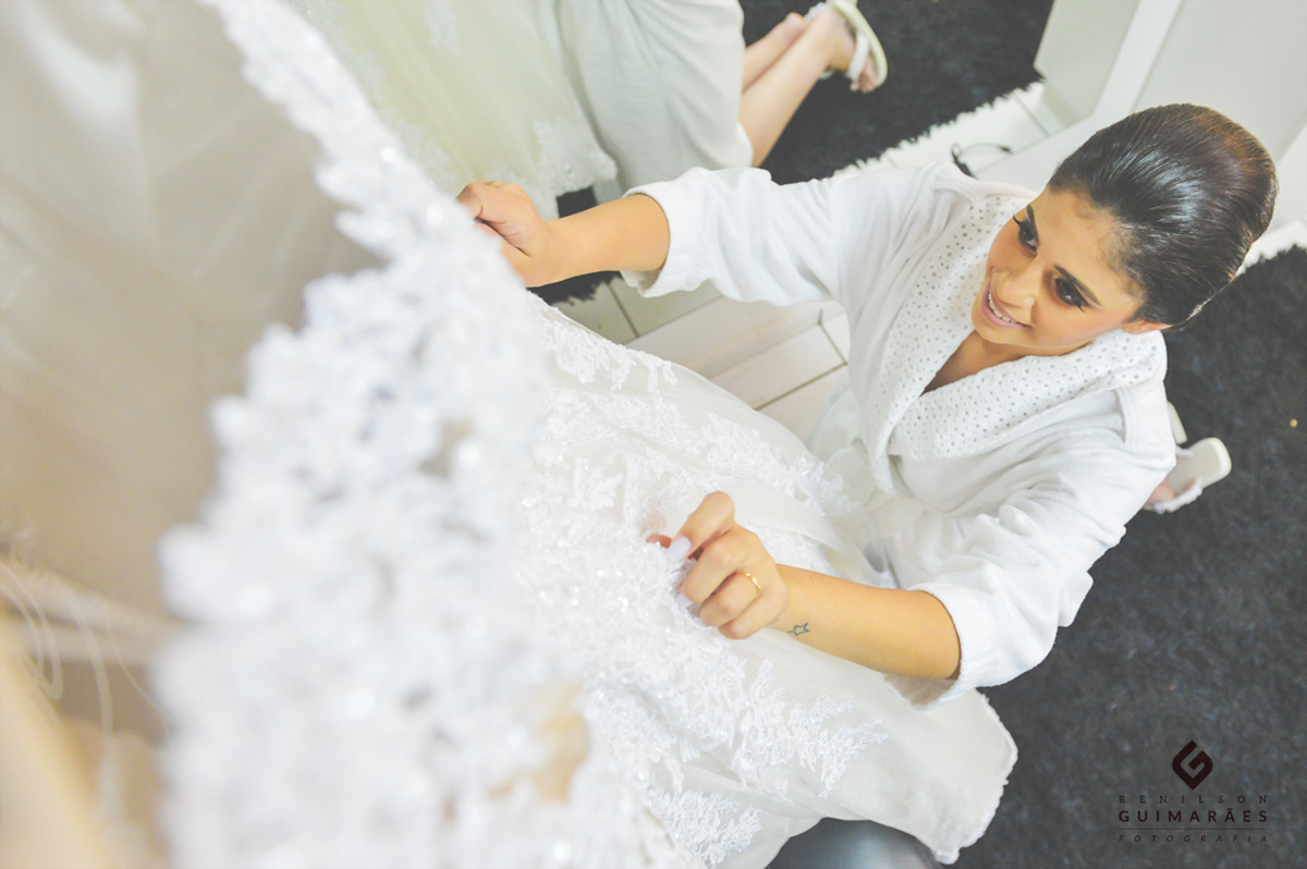 Making of noiva - Carolina - vestido da noiva