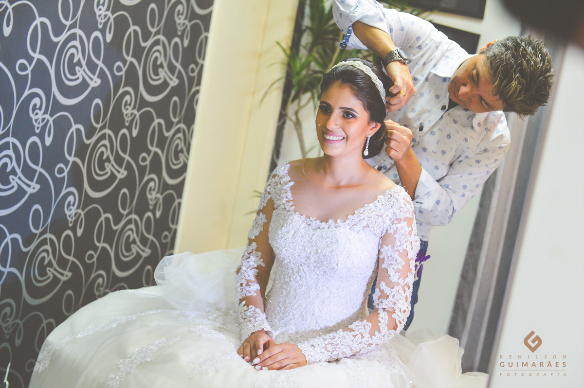 Making of noiva - Carolina