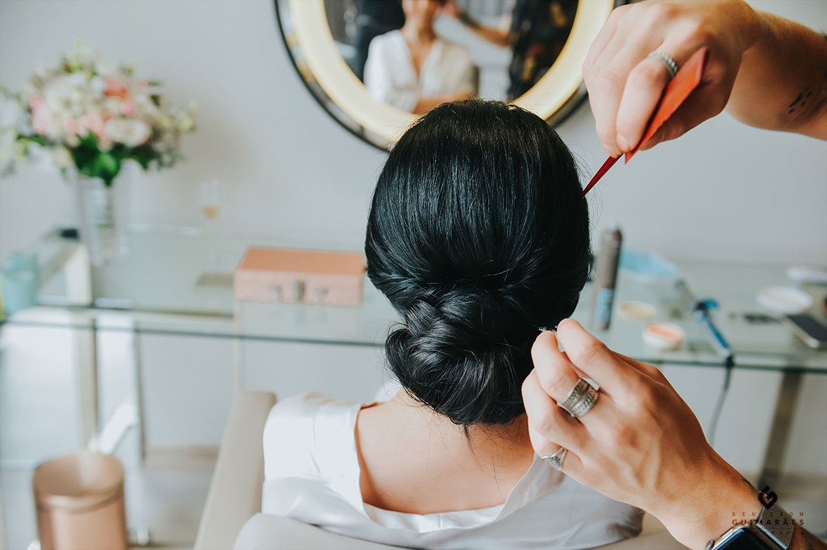 o penteado da noiva