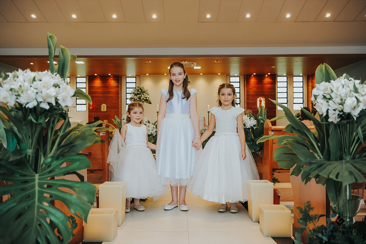 As daminhas na igreja