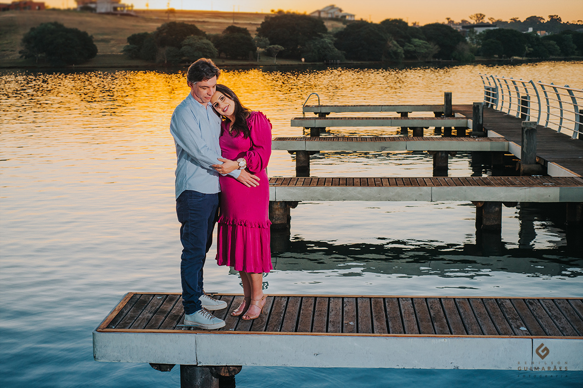 Ensaio de gestante na marinha