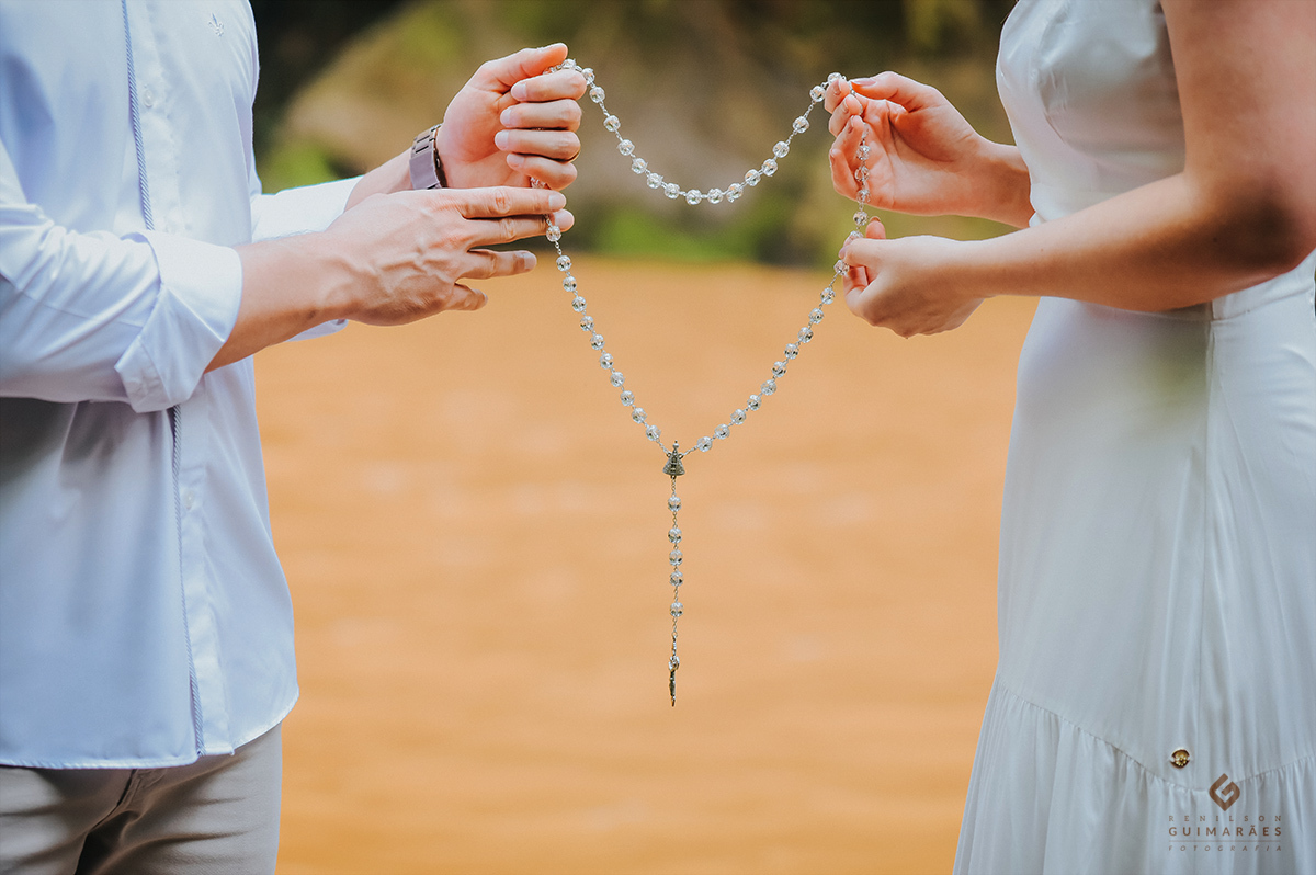 Pré-wedding com rosário