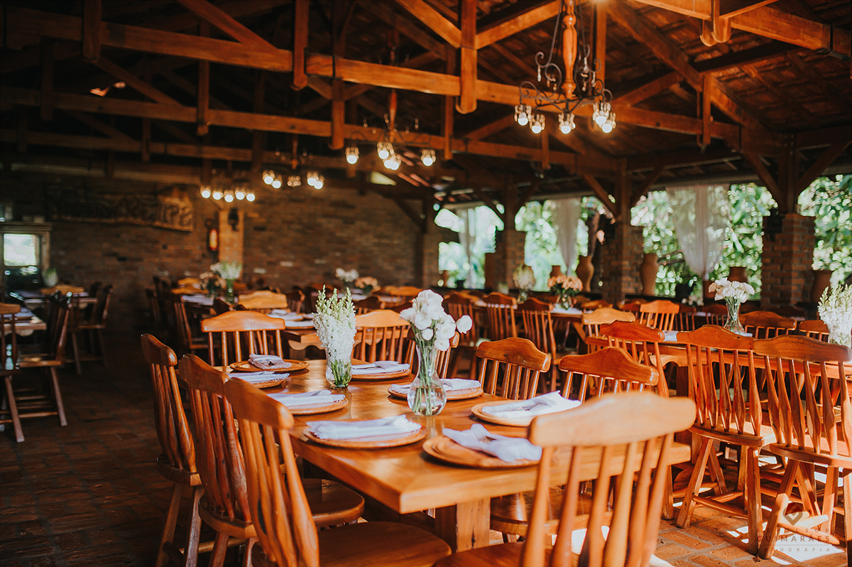 Decoração para casamento de dia
