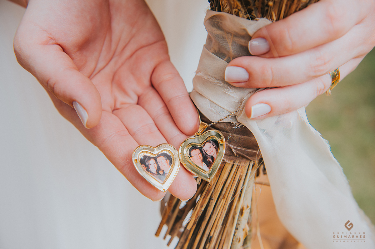 Homenagem da noiva para seu pai falecido
