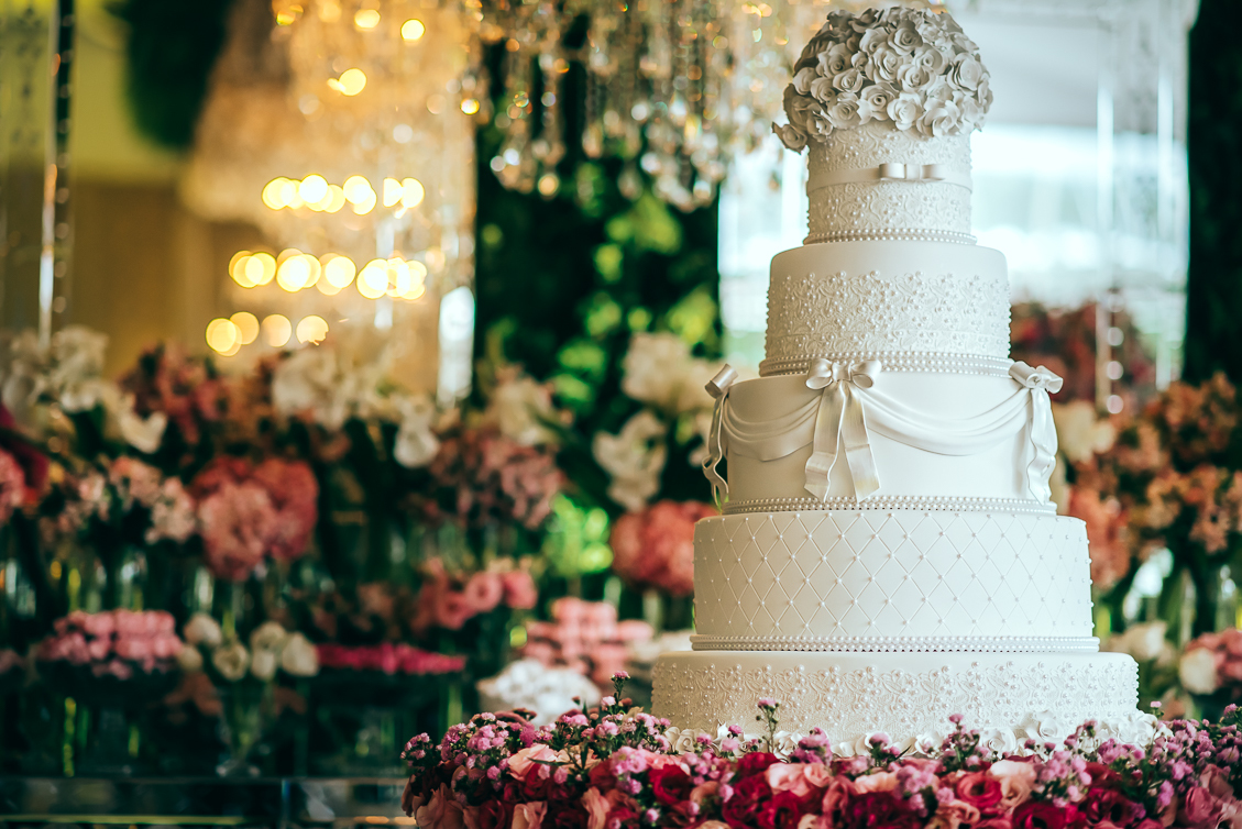 Villa Fiori, Decoração casamento, Bolo casamento