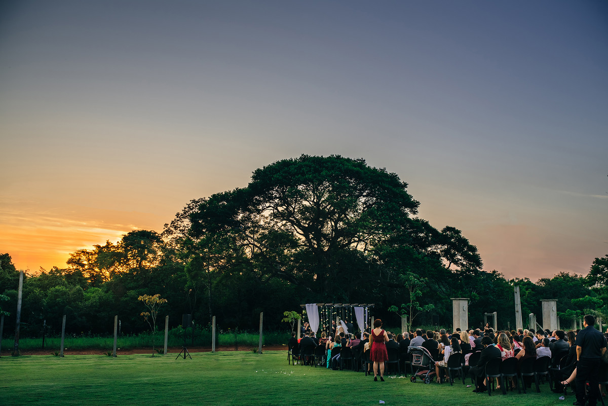 Casamento ao ar livre