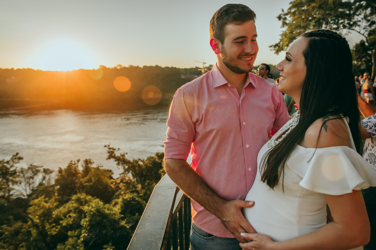 Marco das 3 Fronteiras, ensaio gestante