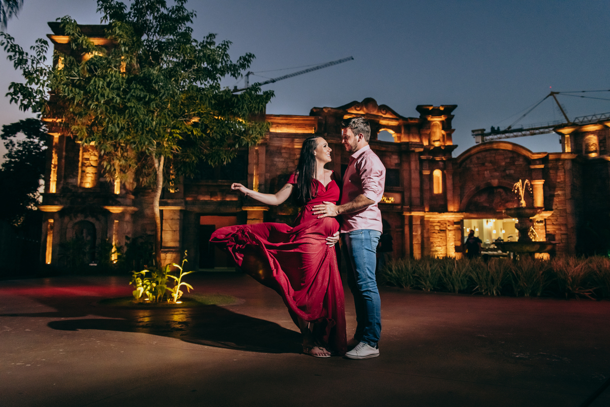 Marco das 3 Fronteiras, ensaio gestante