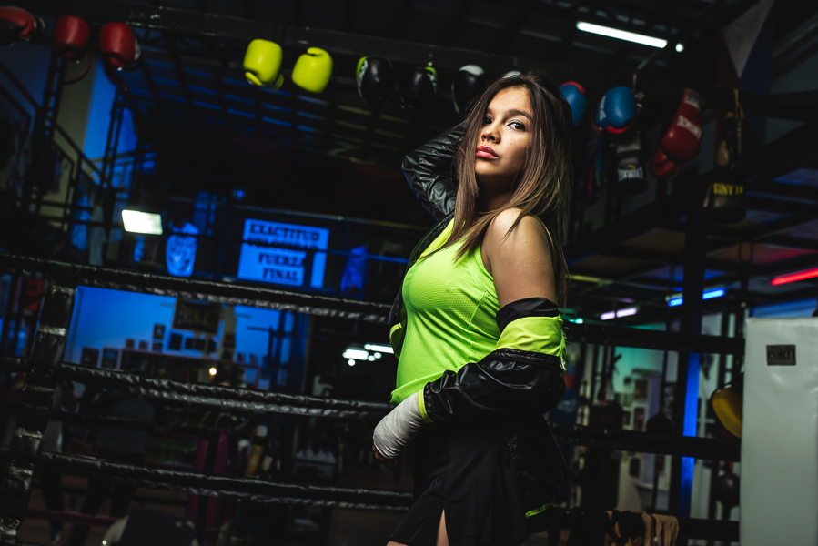 fotografo en rosario, book 15 años, sesion de fotos, gimnasio de boxeo