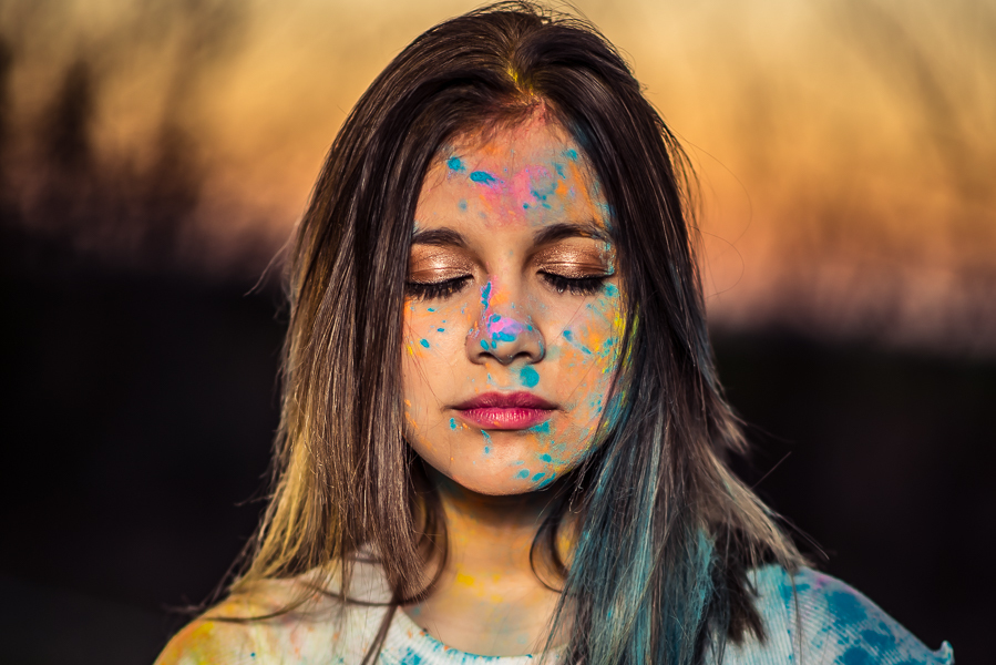 fotografo en rosario, book 15 años, sesion de fotos, fotos con polvos