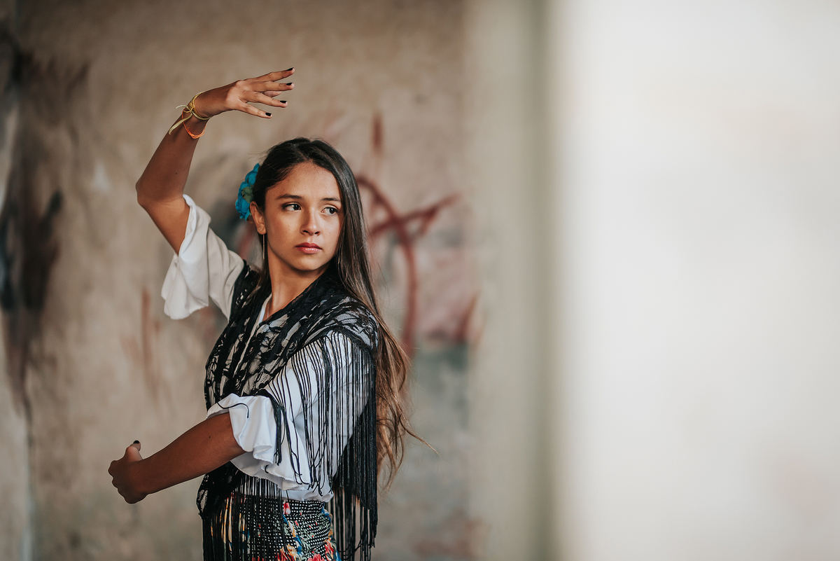 El baile flamenco se hizo presente en esta sesión