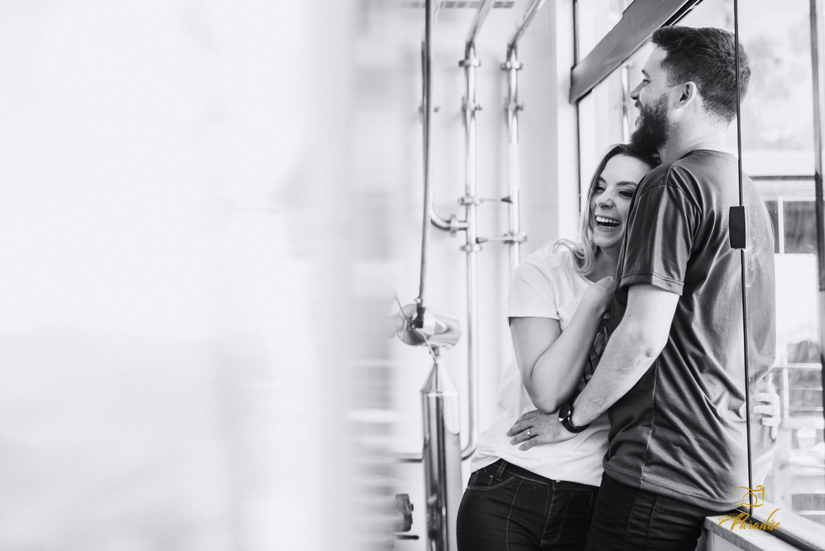 ensaio pré wedding em cervejaria