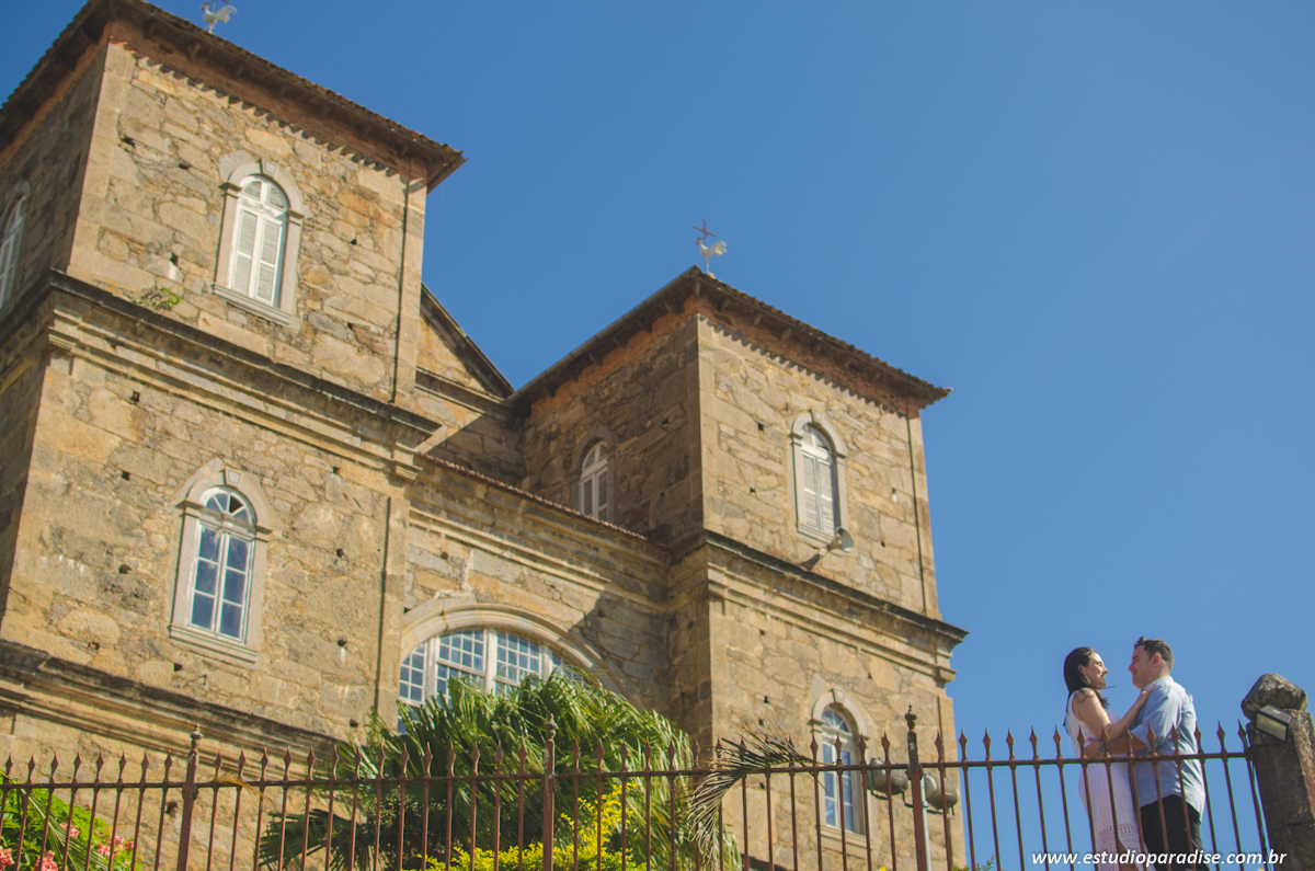 Ensaio foto da fachada da igreja de São José das Três Ilhas
