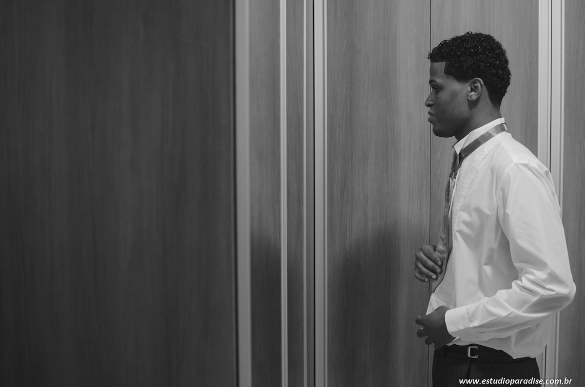 making of do noivo em hotel