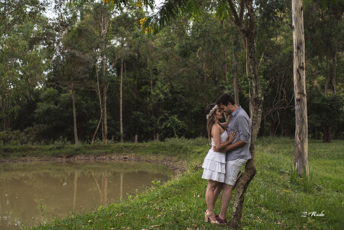 Ensaio pre casamento na natureza