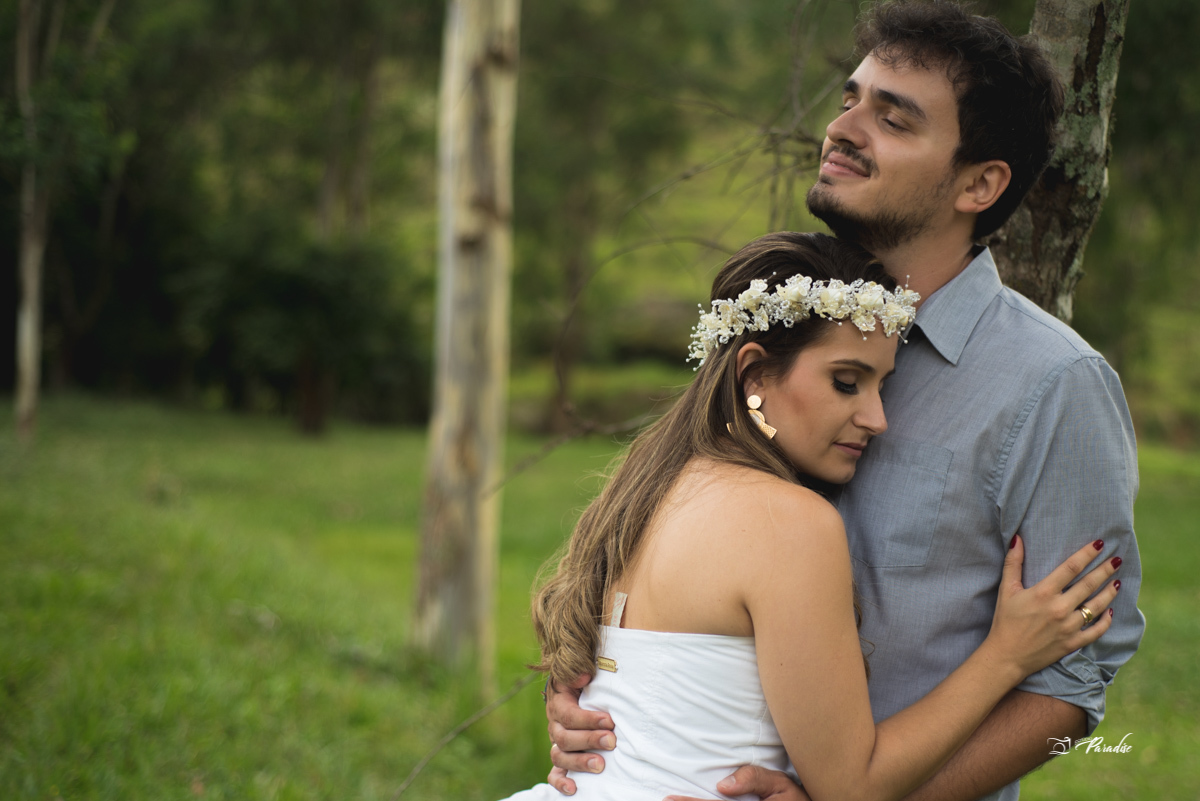 Ensaio pre casamento na natureza