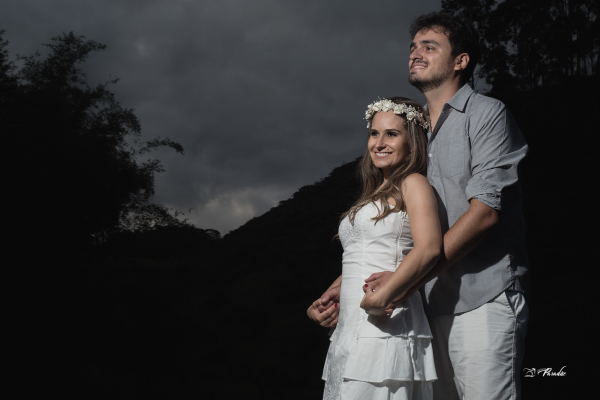 Ensaio pre casamento a noite