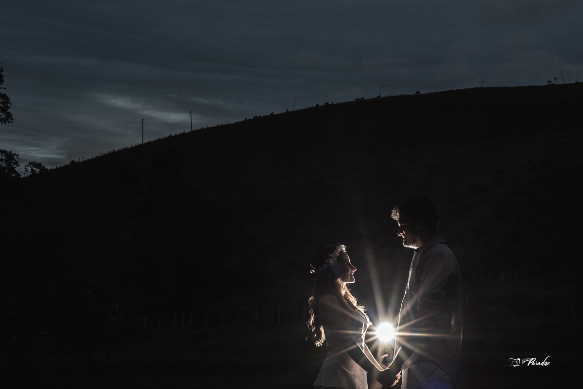 Fotos criativas a noite