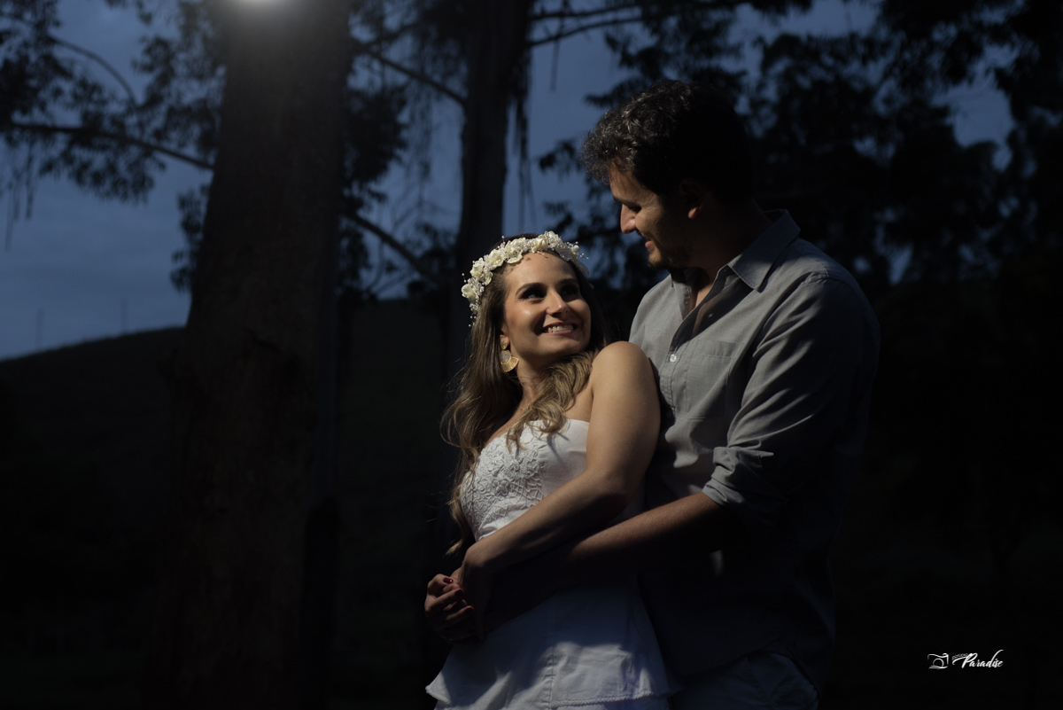 Ensaio pre casamento a noite