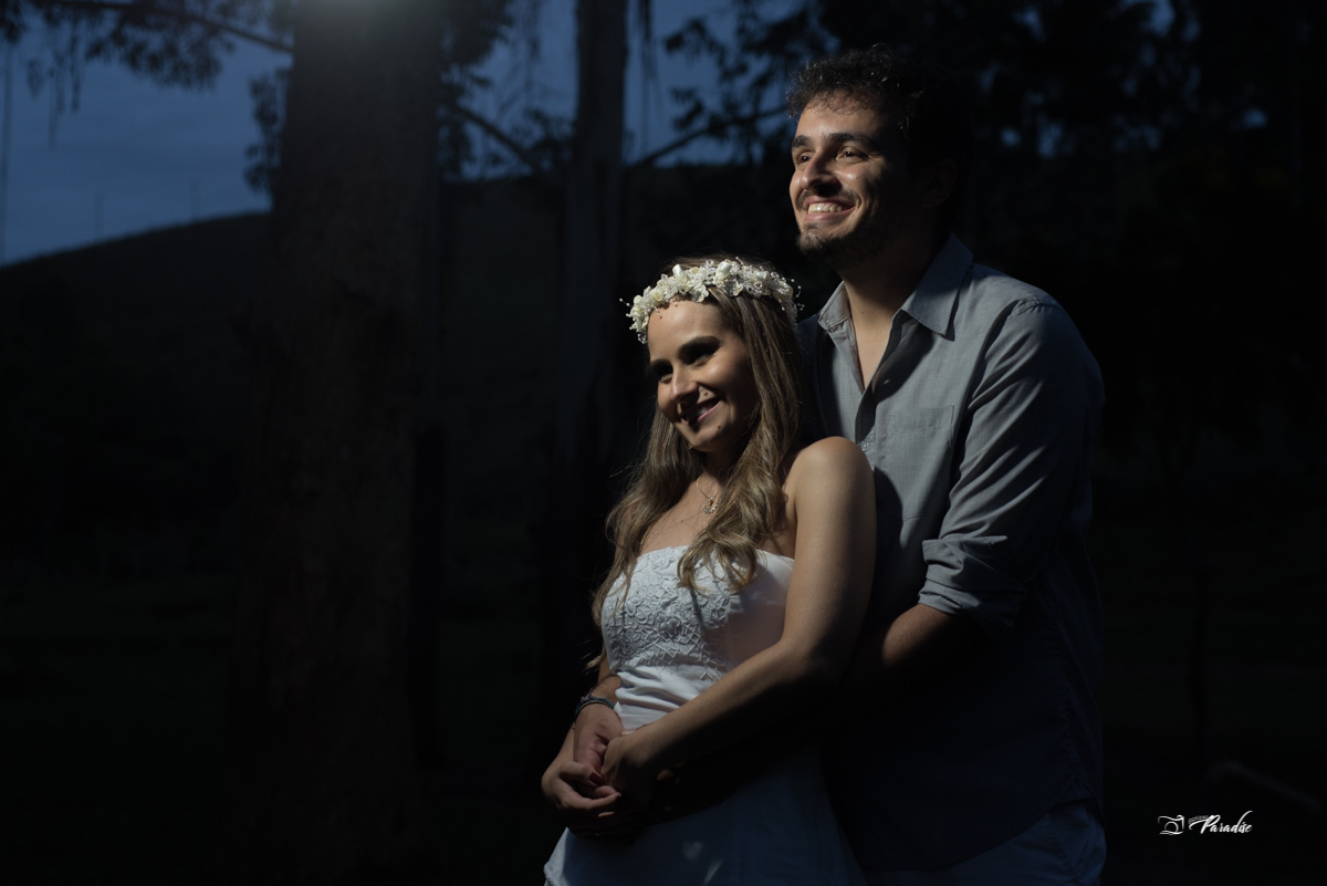 Ensaio pre casamento a noite