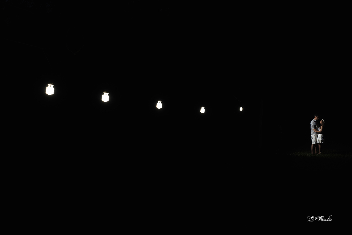 Ensaio pre casamento a noite